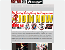 Tablet Screenshot of fightrite.com.au